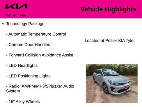 Certified 2022 Kia Rio S w/ Technology Package image 7