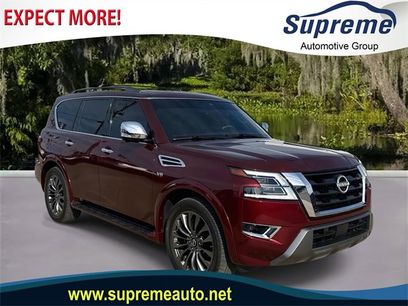 Used 2022 Nissan Armada Platinum w/ Captain's Chairs Package