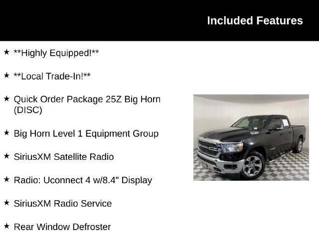 Used 2021 RAM 1500 Big Horn RWD image 4