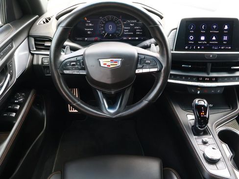 Certified 2025 Cadillac CT4 V w/ Technology Package RWD image 15