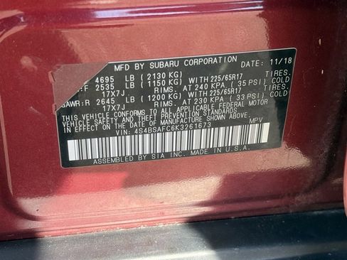 Used 2019 Subaru Outback 2.5i Premium image 37