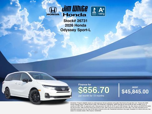 New 2026 Honda Odyssey Sport-L image 7
