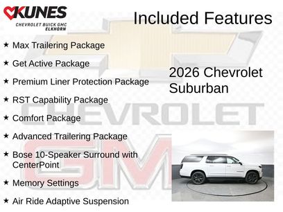 New 2026 Chevrolet Suburban RST w/ RST Capability Package