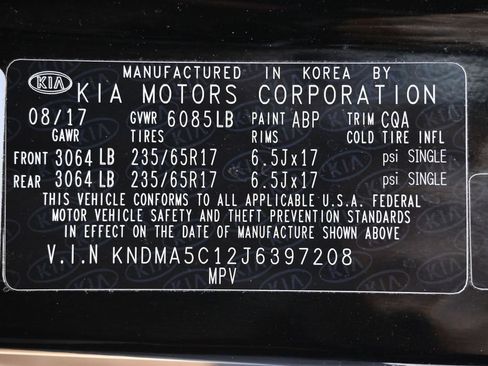 Used 2018 Kia Sedona L FWD image 37