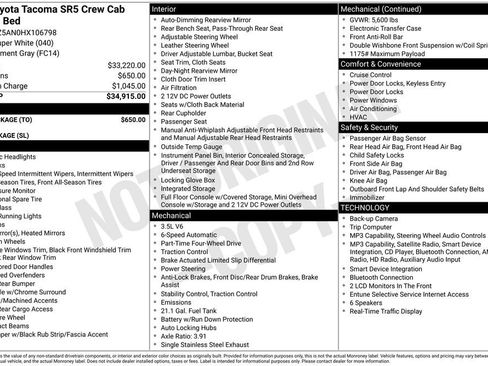 Used 2017 Toyota Tacoma SR5 w/ Tow Package image 36