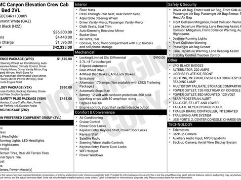 Used 2024 GMC Canyon Elevation w/ Convenience Package image 11