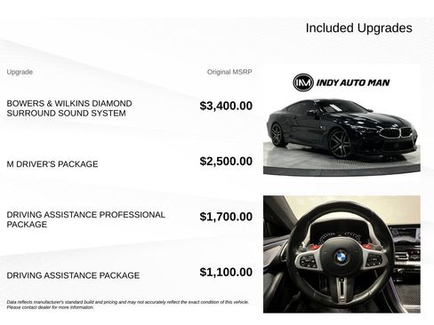 Used 2020 BMW M8 Coupe w/ M Driver's Package AWD/4WD image 18