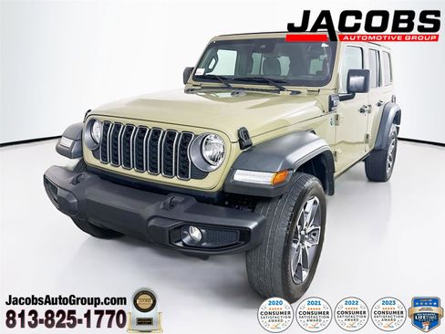 Used 2025 Jeep Wrangler Unlimited Sport S 4xe AWD/4WD image 1
