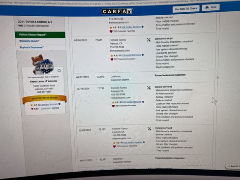 Used 2011 Toyota Corolla S image 22