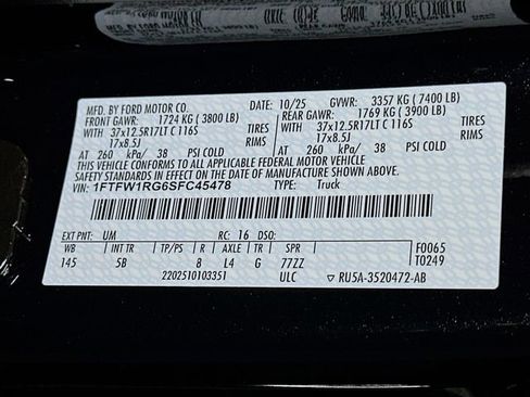 New 2025 Ford F150 Raptor image 17