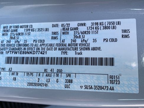 Certified 2022 Ford F150 XLT w/ Equipment Group 302A High AWD/4WD image 28