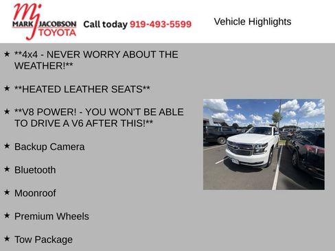 Used 2018 Chevrolet Tahoe Premier AWD/4WD image 5