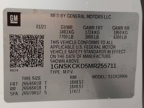 Used 2021 Chevrolet Suburban LT AWD/4WD image 33