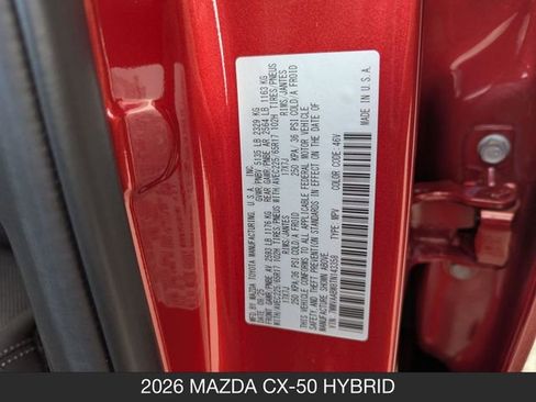 Certified 2026 MAZDA CX-50 2.5 Hybrid w/ Cargo Package AWD/4WD image 28