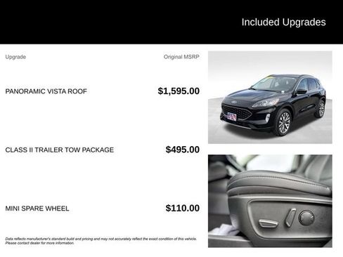 Certified 2022 Ford Escape Titanium w/ Class II Trailer Tow Package image 5