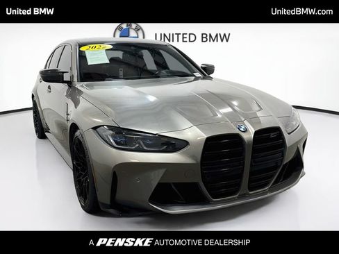 Used 2022 BMW M3 Competition w/ M Carbon Exterior Package RWD image 3