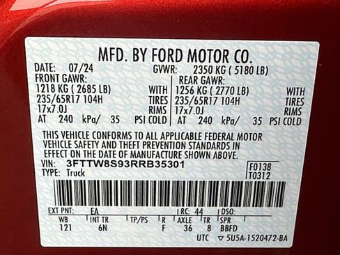 Used 2024 Ford Maverick Lariat w/ FX4 Off-Road Package image 27