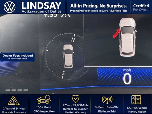 Certified 2024 Volkswagen Tiguan SE w/ Panoramic Sunroof Package AWD/4WD image 27
