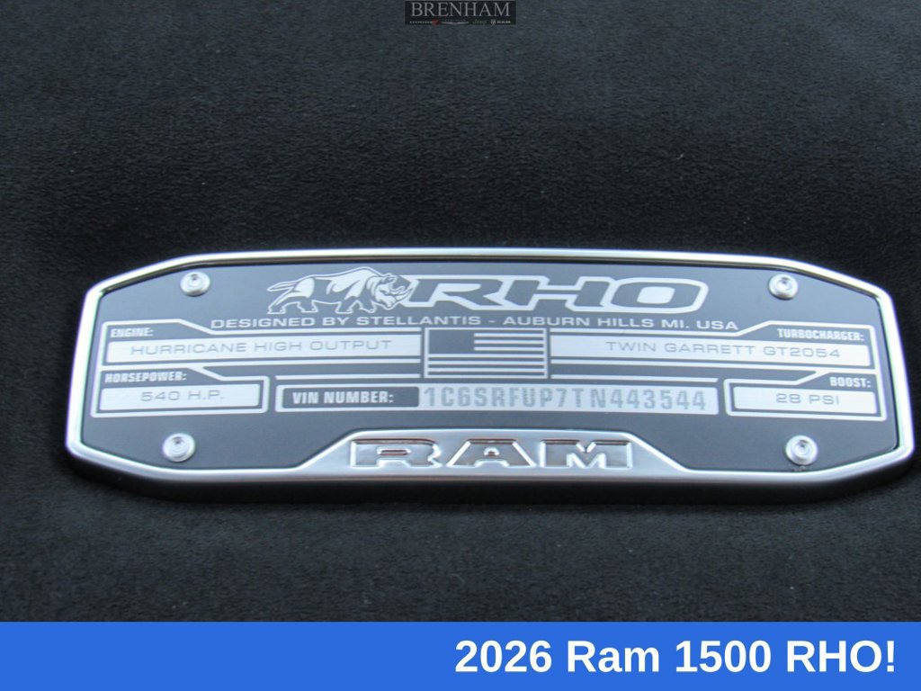 New 2026 RAM 1500 RHO w/ RHO Level 1 Equipment Group AWD/4WD image 16