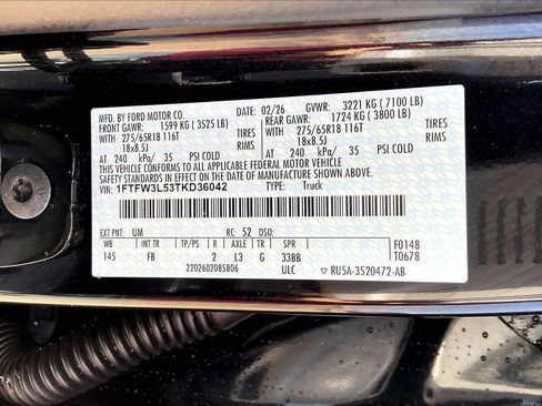 Used 2026 Ford F150 XLT w/ Equipment Group 302A MID AWD/4WD image 34