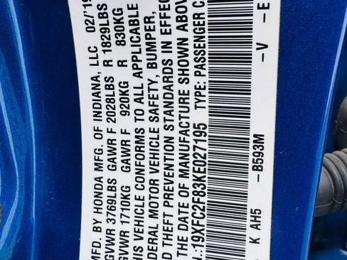 Used 2019 Honda Civic Sport image 27