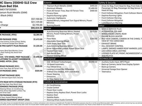 Used 2025 GMC Sierra 2500 SLE w/ SLE Value Package; image 32