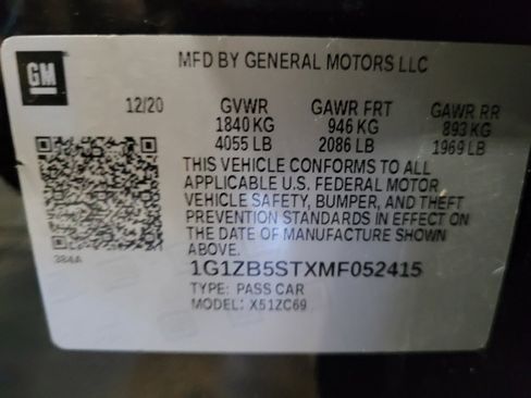 Used 2021 Chevrolet Malibu LS FWD image 33