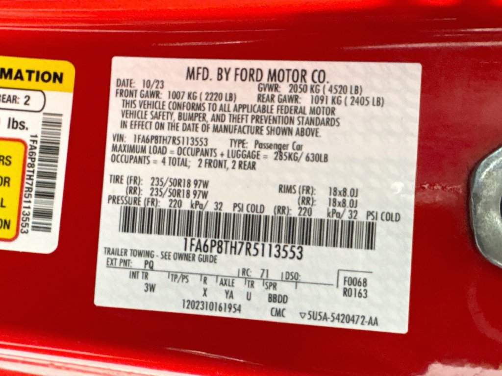 Used 2024 Ford Mustang Premium RWD image 37