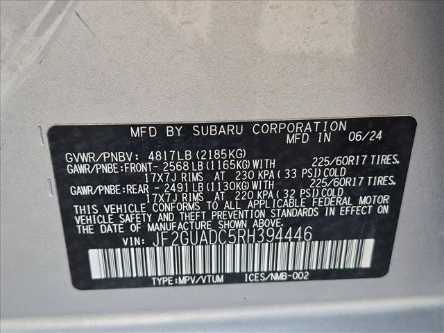 Used 2024 Subaru Crosstrek 2.0i Premium AWD/4WD image 24