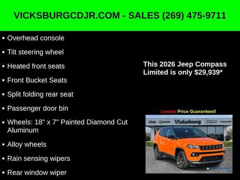 New 2026 Jeep Compass Limited image 27