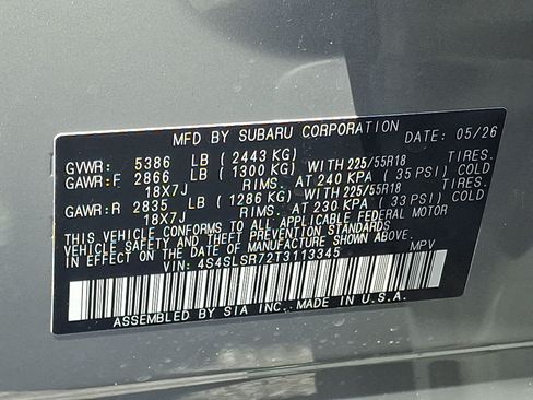 New 2026 Subaru Forester Limited AWD/4WD image 17