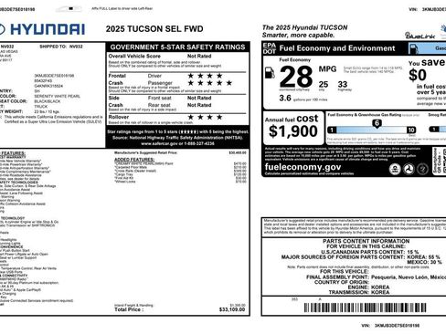 Used 2025 Hyundai Tucson SEL image 6