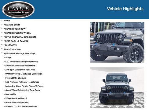 Used 2023 Jeep Wrangler Unlimited w/ Cold Weather Group image 3