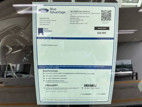 Used 2021 Honda Civic EX image 5