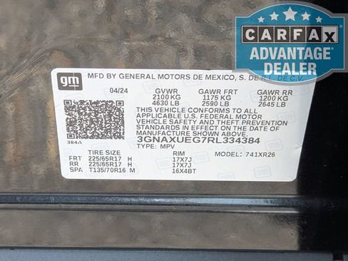 Certified 2024 Chevrolet Equinox LT AWD/4WD image 30