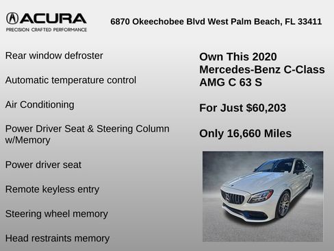 Used 2020 Mercedes-Benz C 63 AMG S image 12