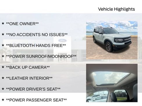 Certified 2022 Ford Bronco Sport Outer Banks w/ Tech Package AWD/4WD image 6
