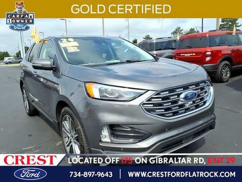 Certified 2024 Ford Edge Titanium w/ Equipment Group 301A AWD/4WD image 1