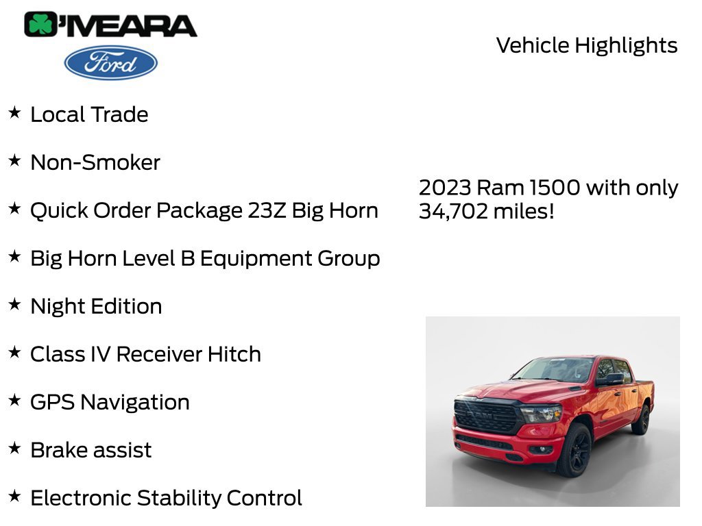 Used 2023 RAM 1500 Big Horn AWD/4WD image 8