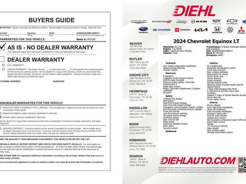 Certified 2018 Chevrolet Equinox LT FWD image 40