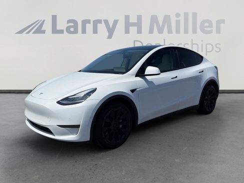 Used 2020 Tesla Model Y Long Range AWD/4WD image 1