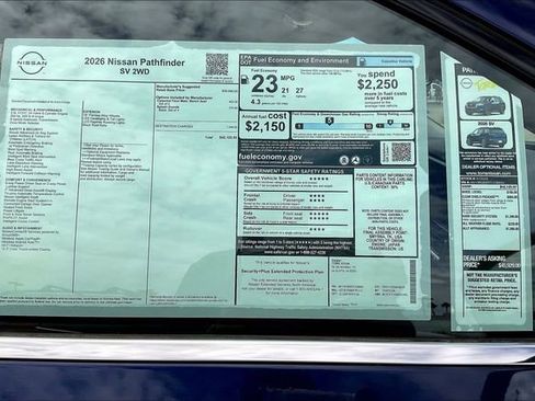 New 2026 Nissan Pathfinder SV image 18