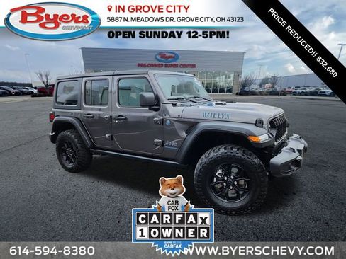 Used 2025 Jeep Wrangler Unlimited Sport S 4xe image 1