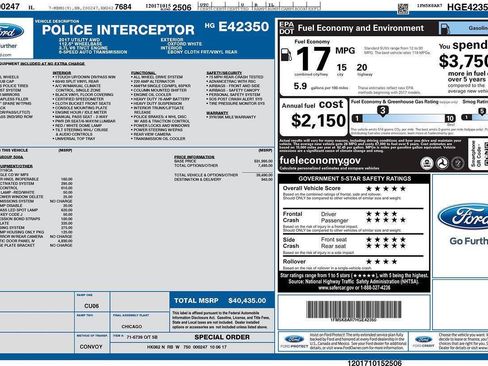 Used 2017 Ford Explorer 4WD Police Interceptor image 2