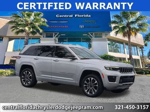 Certified 2022 Jeep Grand Cherokee Overland w/ Adv Protech Group III AWD/4WD image 1