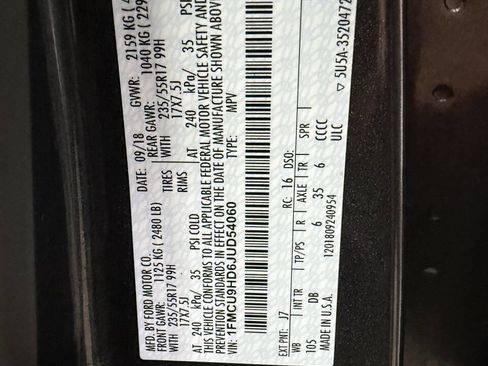Used 2018 Ford Escape SEL AWD/4WD image 31
