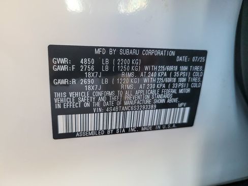 Certified 2025 Subaru Outback Limited image 25