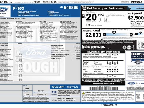 Used 2020 Ford F150 XLT w/ Trailer Tow Package AWD/4WD image 3
