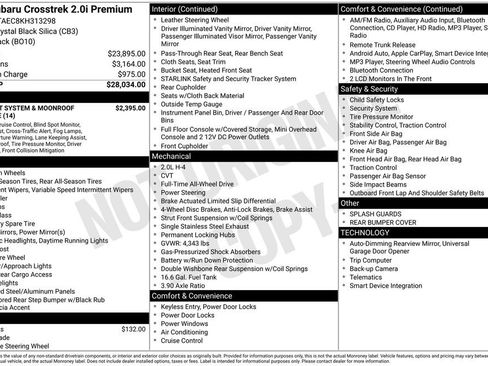 Used 2019 Subaru Crosstrek 2.0i Premium image 31