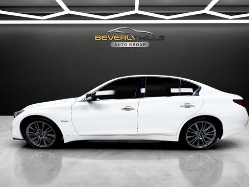 Used 2019 INFINITI Q50 Red Sport 400 w/ Sensory Package image 2
